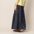 デッサン(レディース)(Dessin(Ladies))の綿麻デニムイレギュラーティアードスカート2