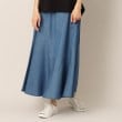 デッサン(レディース)(Dessin(Ladies))の綿麻デニム切替スカート5