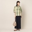 デッサン(レディース)(Dessin(Ladies))の【洗える】ランタンスリーブラメチェックブラウス3