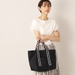 デッサン(レディース)(Dessin(Ladies))のテープボートバッグM（トートバッグ） ブラック(019)