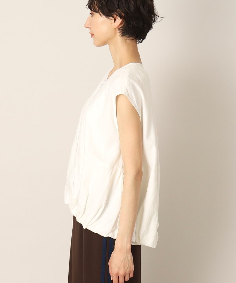 デッサン(レディース)(Dessin(Ladies))の【洗える】フレンチスリーブジップアップブルゾン11