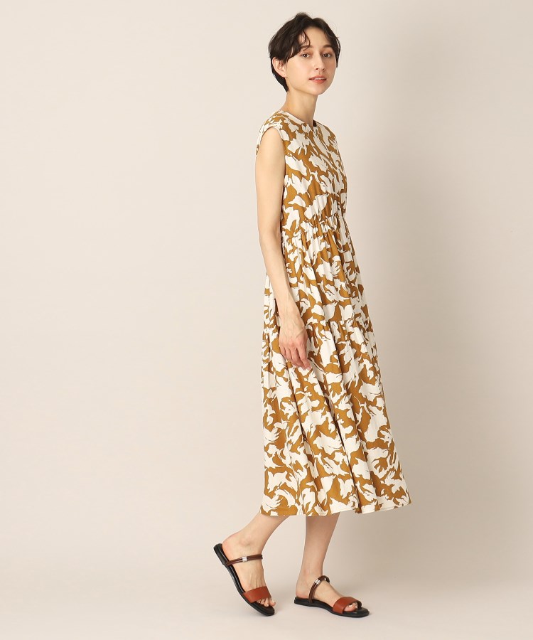 デッサン(レディース)(Dessin(Ladies))のプリントティアードワンピース7