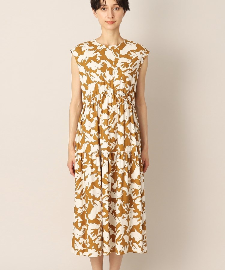 デッサン(レディース)(Dessin(Ladies))のプリントティアードワンピース9