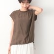 デッサン(レディース)(Dessin(Ladies))の【洗える】ドローコード付きリブ襟ブラウス（XS～L）9