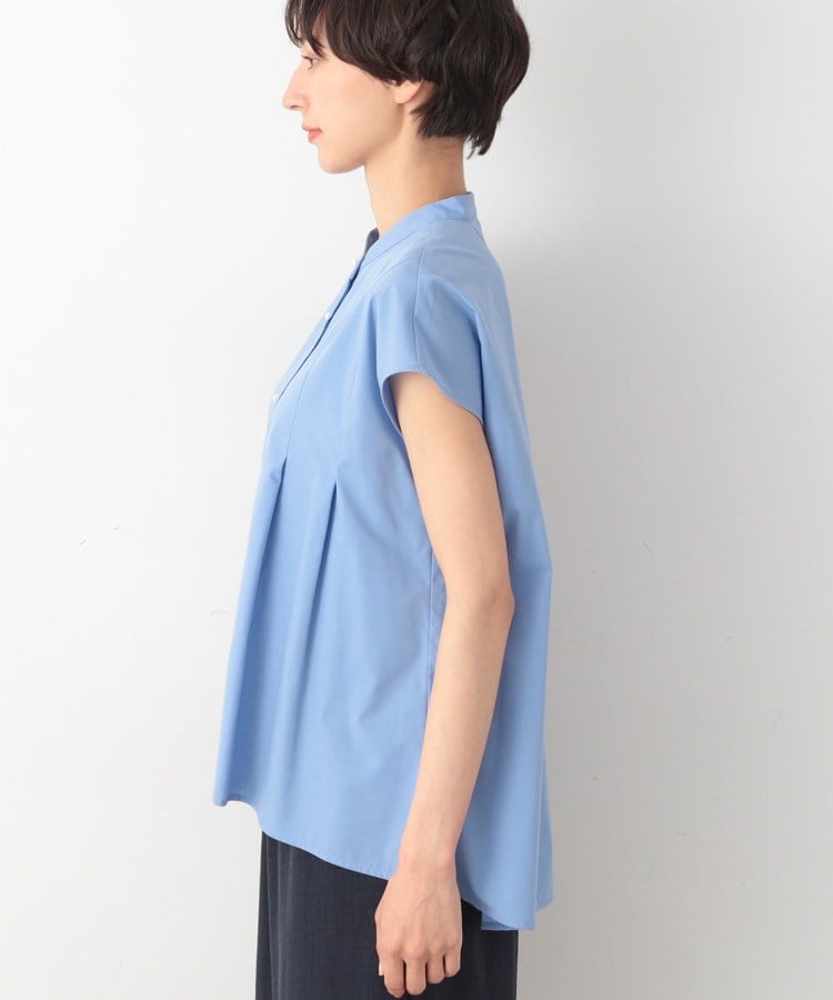 デッサン(レディース)(Dessin(Ladies))の【洗える】パール調ボタンテントラインブラウス14
