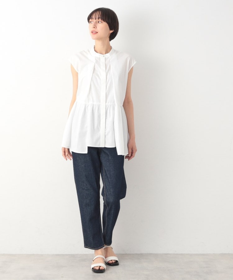 デッサン(レディース)(Dessin(Ladies))の【洗える】タックデザインペプラムブラウス3