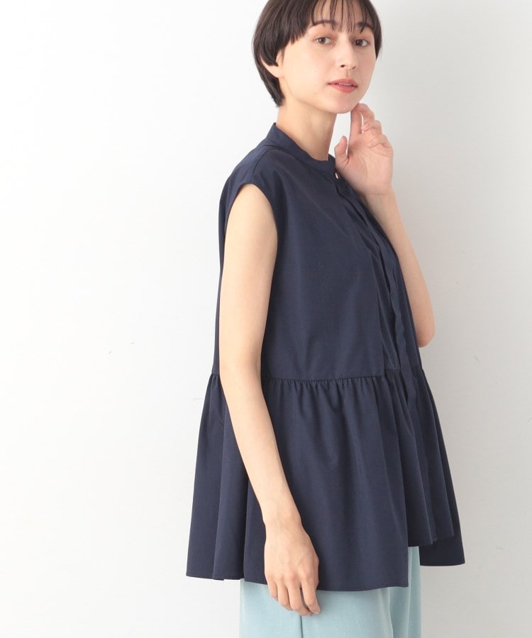 デッサン(レディース)(Dessin(Ladies))の【洗える】タックデザインペプラムブラウス10