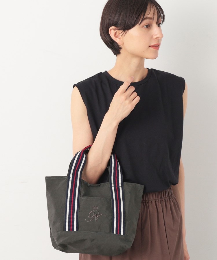 デッサン(レディース)(Dessin(Ladies))のテープナイロンボートバッグ チャコールグレー(014)