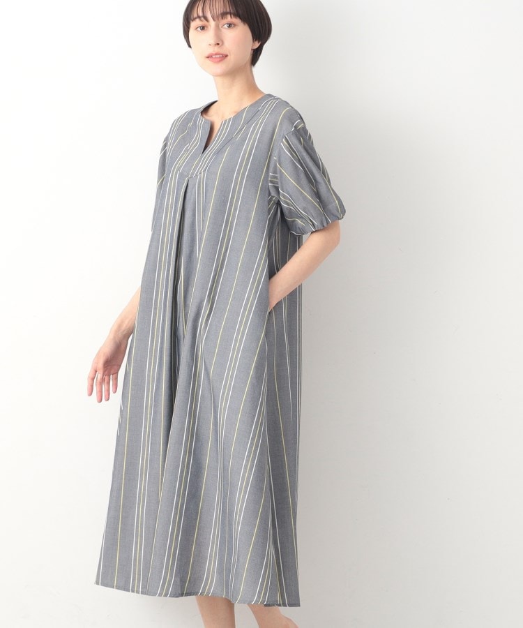 デッサン(レディース)(Dessin(Ladies))の【洗える】パフ袖チェックワンピース（S～L）9