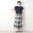 デッサン(レディース)(Dessin(Ladies))の【洗える・ウエストゴム】映えチェック/ストライプスカート（XS～L）6