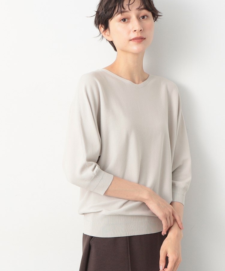 デッサン(レディース)(Dessin(Ladies))の【洗える】後ろボタンニットプルオーバー（XS～L）9