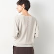 デッサン(レディース)(Dessin(Ladies))の【洗える】後ろボタンニットプルオーバー（XS～L） グレージュ(050)