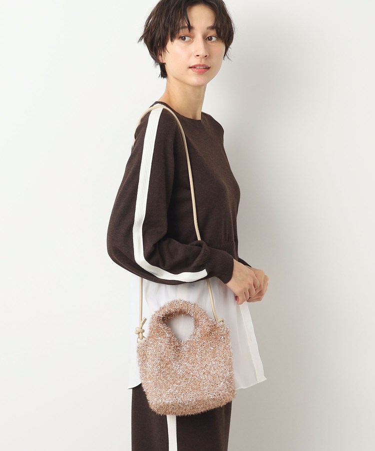 ラメニットミニショルダー(ショルダーバッグ) | Dessin(Ladies ラメニットミニショルダー(ショルダーバッグ) | Dessin(Ladies