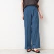 デッサン(レディース)(Dessin(Ladies))の【洗える】デニムワイドマリンパンツ（S～L） ブルー(092)