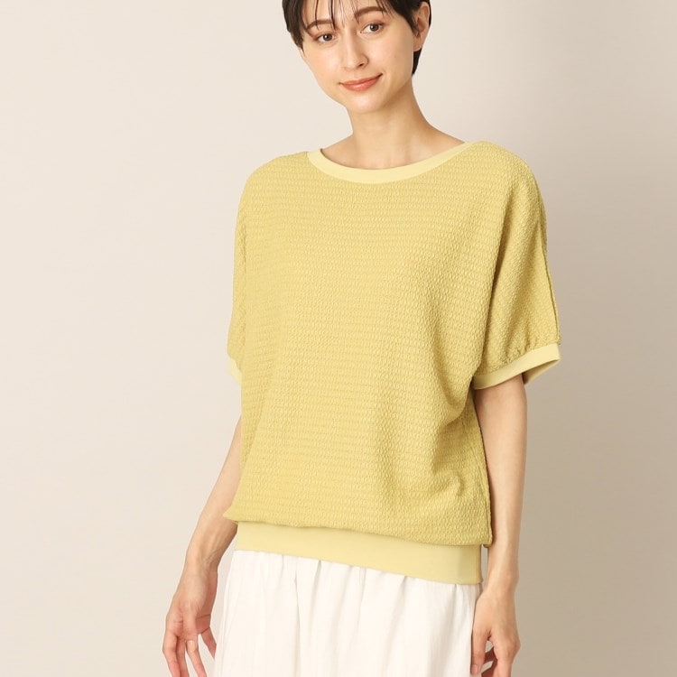 デッサン(レディース)(Dessin(Ladies))の【洗える】フクレジャカードプルオーバー カットソー