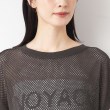 デッサン(レディース)(Dessin(Ladies))の【洗える】ロゴメッシュニット12