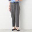 デッサン(レディース)(Dessin(Ladies))の【後ろウエストゴム・洗える】テーパードパンツ（S～L） チャコールグレー(013)