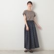 デッサン(レディース)(Dessin(Ladies))の【ウエストゴム・洗える】フロッキードットティアードスカート3