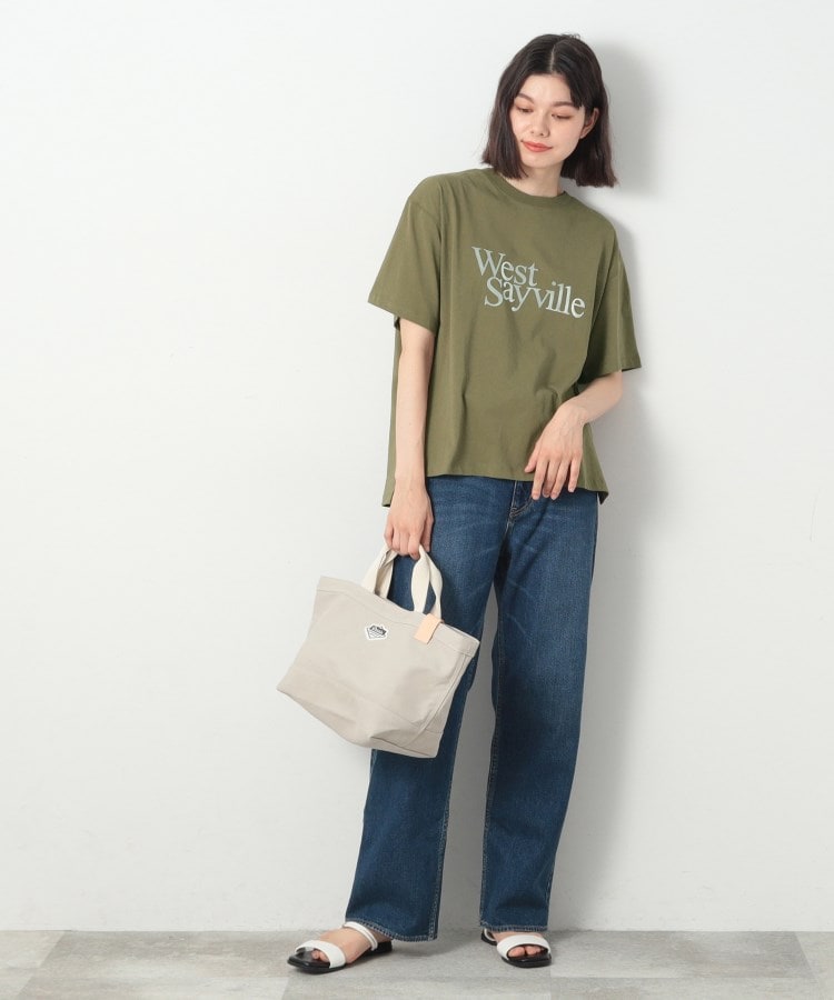 デッサン(レディース)(Dessin(Ladies))の箔ロゴプリント半袖Tシャツ（XS～L）2