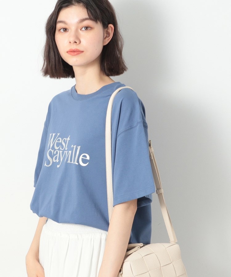 デッサン(レディース)(Dessin(Ladies))の箔ロゴプリント半袖Tシャツ（XS～L）6