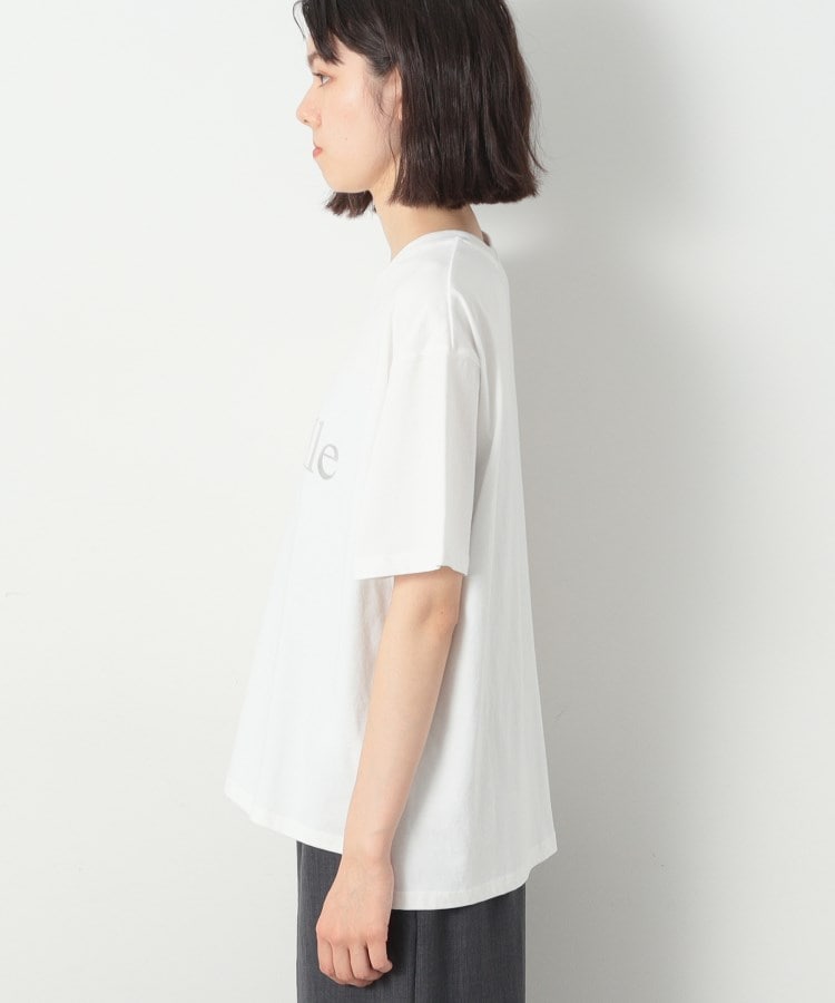 デッサン(レディース)(Dessin(Ladies))の箔ロゴプリント半袖Tシャツ（XS～L）14