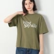 デッサン(レディース)(Dessin(Ladies))の箔ロゴプリント半袖Tシャツ（XS～L）1