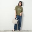 デッサン(レディース)(Dessin(Ladies))の箔ロゴプリント半袖Tシャツ（XS～L）2