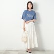 デッサン(レディース)(Dessin(Ladies))の箔ロゴプリント半袖Tシャツ（XS～L）7