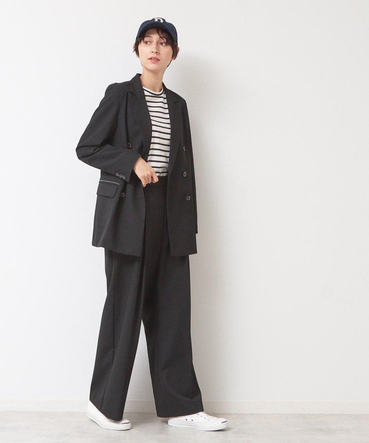 デッサン(レディース)(Dessin(Ladies))の【洗える】ワイドパンツ2