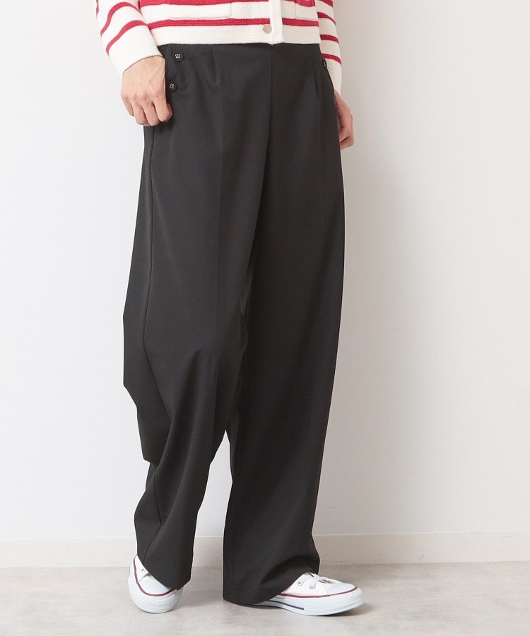 デッサン(レディース)(Dessin(Ladies))の【洗える】マリンワイドパンツ1