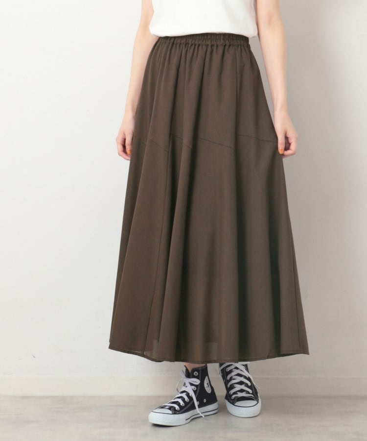 デッサン(レディース)(Dessin(Ladies))の【ウエストゴム・洗える】エアリーフレアースカート（XS～L）5