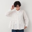 デッサン(レディース)(Dessin(Ladies))の【インド製】ビーズ付ブラウス ホワイト(004)