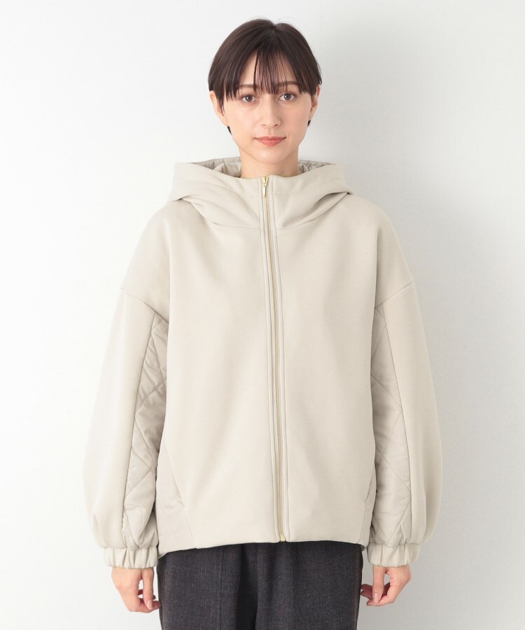 デッサン(レディース)(Dessin(Ladies))のキルトドッキングパーカブルゾン9