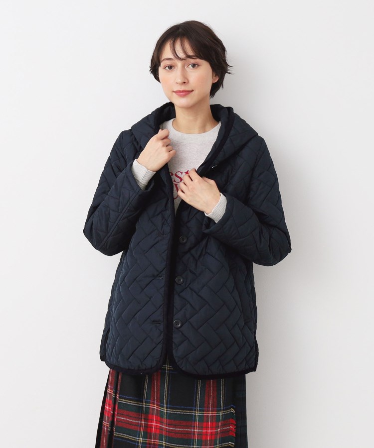 デッサン(レディース)(Dessin(Ladies))のキルトフーデッドジャケット（S～L）10