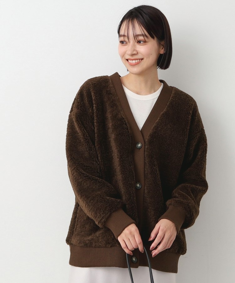 デッサン(レディース)(Dessin(Ladies))の【WEB限定】ボアカーディジャケット5