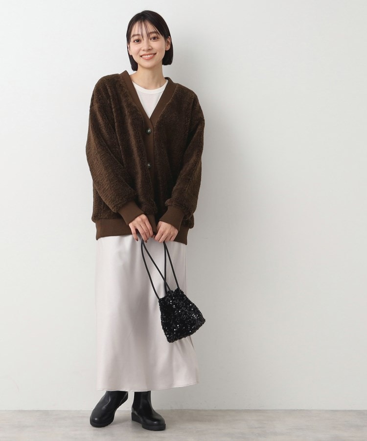 デッサン(レディース)(Dessin(Ladies))の【WEB限定】ボアカーディジャケット6