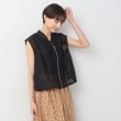 デッサン(レディース)(Dessin(Ladies))の【洗える】ドローコード付きシアーブラウス6