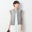 デッサン(レディース)(Dessin(Ladies))の【洗える】ドローコード付きシアーブラウス グレー(012)