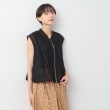 デッサン(レディース)(Dessin(Ladies))の【洗える】ドローコード付きシアーブラウス ブラック(019)