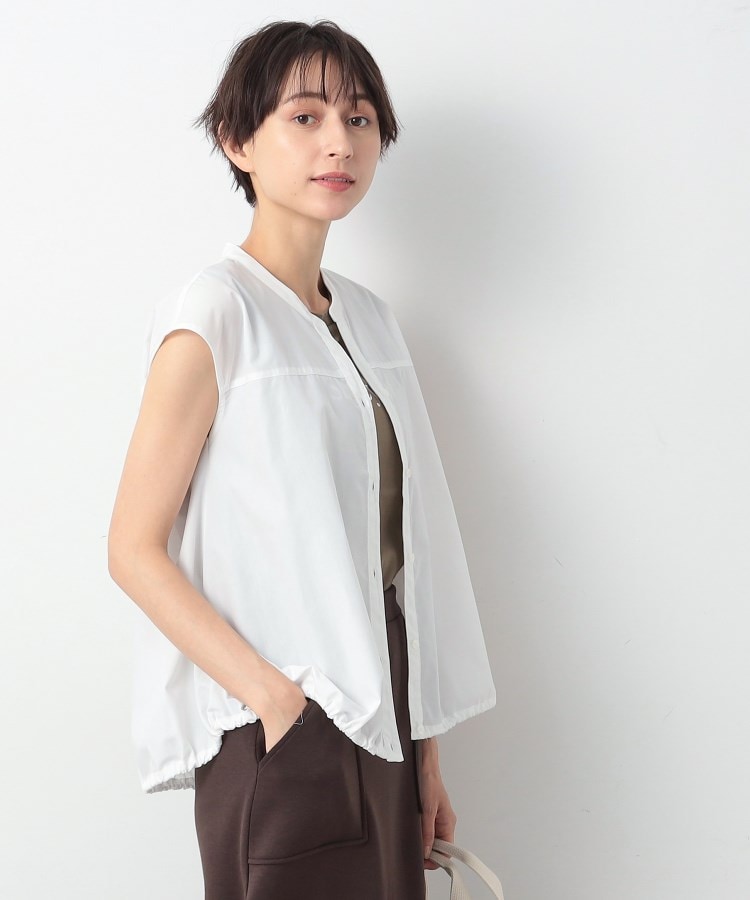 デッサン(レディース)(Dessin(Ladies))の【洗える】ドローコード付きブラウス1