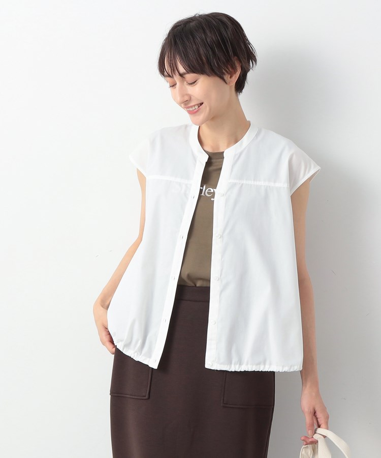 デッサン(レディース)(Dessin(Ladies))の【洗える】ドローコード付きブラウス2