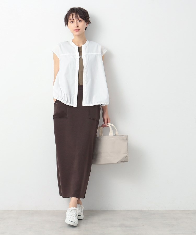 デッサン(レディース)(Dessin(Ladies))の【洗える】ドローコード付きブラウス3