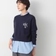 デッサン(レディース)(Dessin(Ladies))の【洗える】ロゴジャカードショート丈ニット（XS～L）9