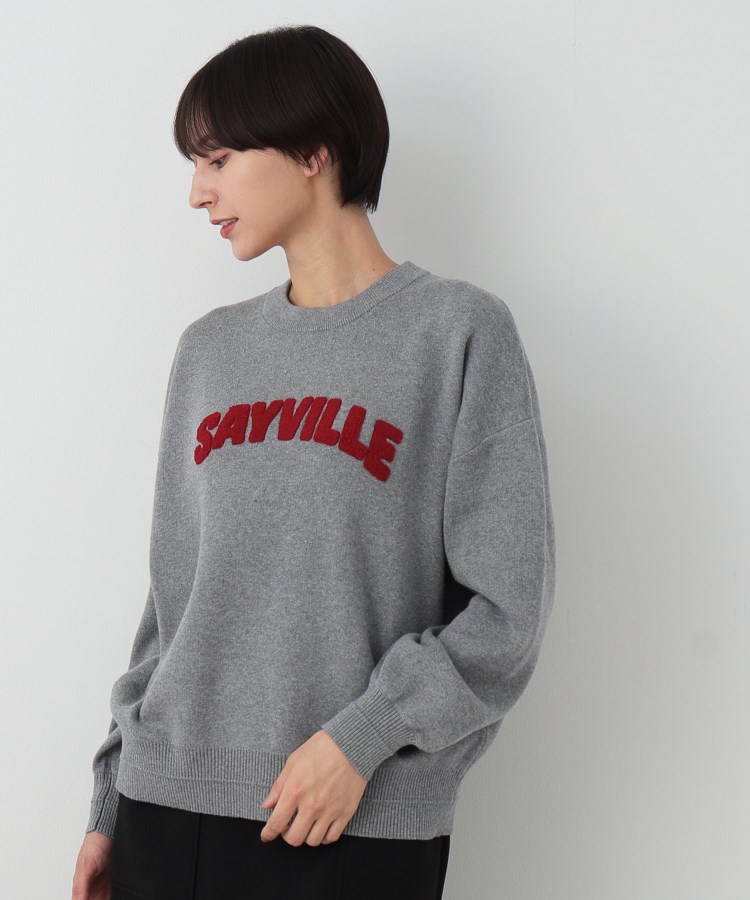デッサン(レディース)(Dessin(Ladies))の【洗える】サガラ刺繍ロゴニット（XS～L）9
