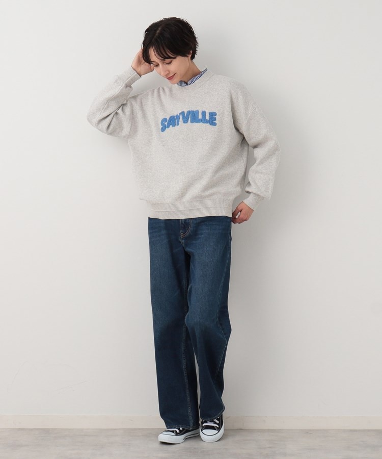 デッサン(レディース)(Dessin(Ladies))の【洗える】サガラ刺繍ロゴニット（XS～L）14