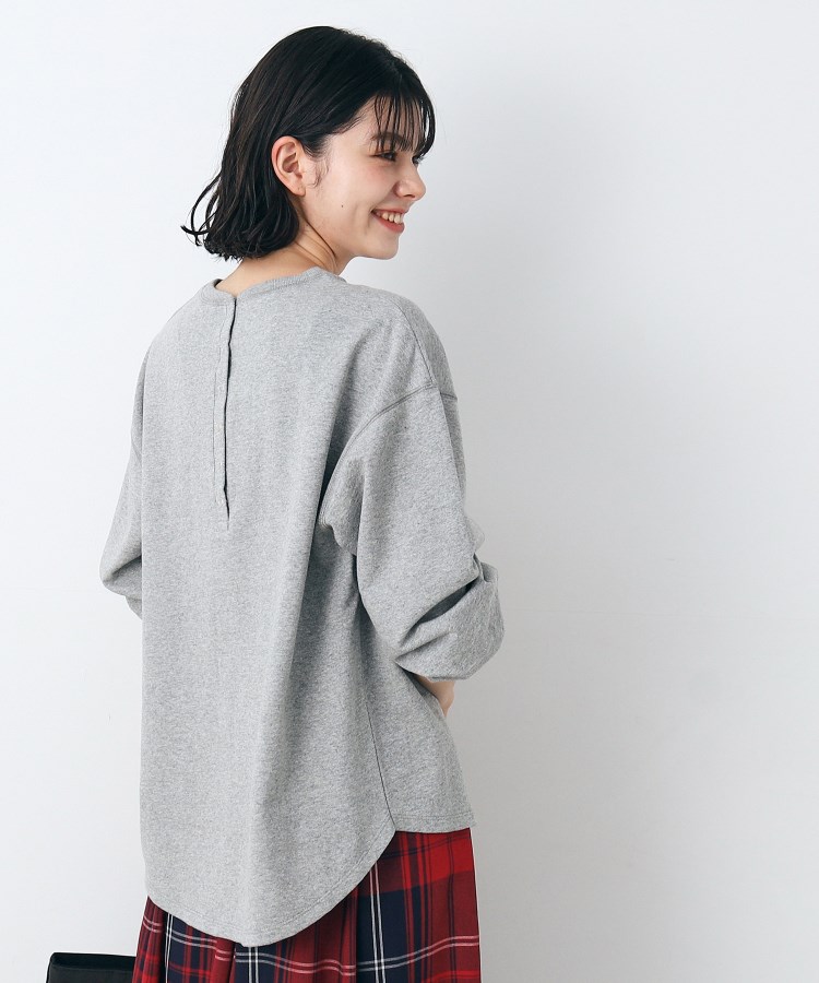 デッサン(レディース)(Dessin(Ladies))の【360度可愛い・洗える】バックヘンリーネックカットソー（XS～L）2