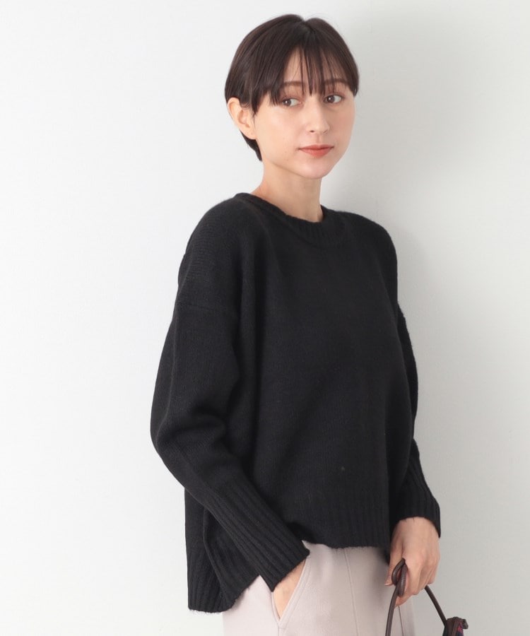 デッサン(レディース)(Dessin(Ladies))の【洗える】ショート丈ワイドクルーネックニット（XS～L）10