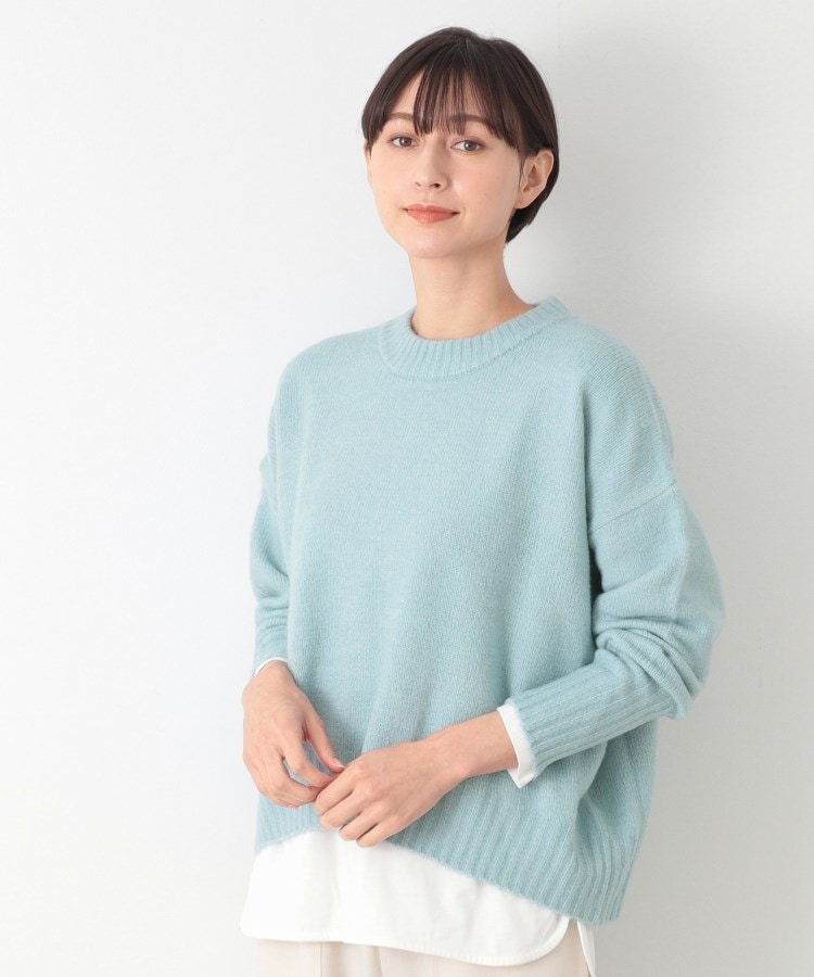 デッサン(レディース)(Dessin(Ladies))の【洗える】ショート丈ワイドクルーネックニット（XS～L）13