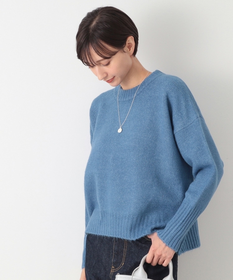 デッサン(レディース)(Dessin(Ladies))の【洗える】ショート丈ワイドクルーネックニット（XS～L）17