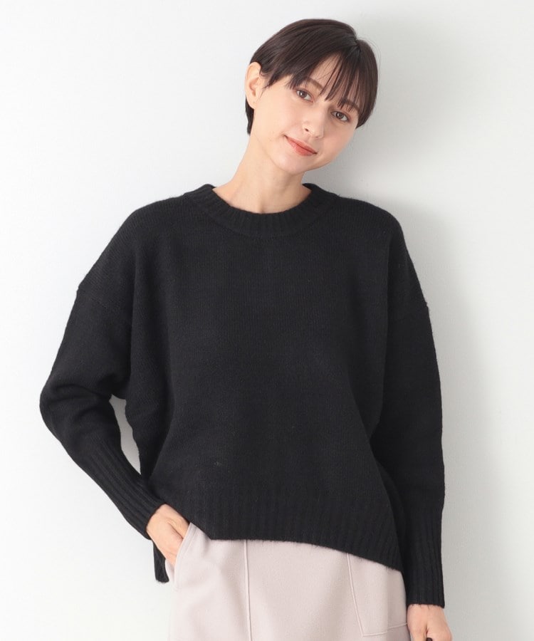 洗える】サガラ刺繍ロゴニット(XS~L)(ニット/セーター 洗える】サガラ刺繍ロゴニット(XS~L)(ニット/セーター